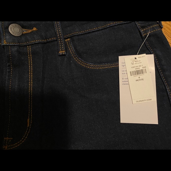 NWT Mid-Rise Pop Icon Skinny Dark-Wash Jeans 8P - Picture 4 of 7